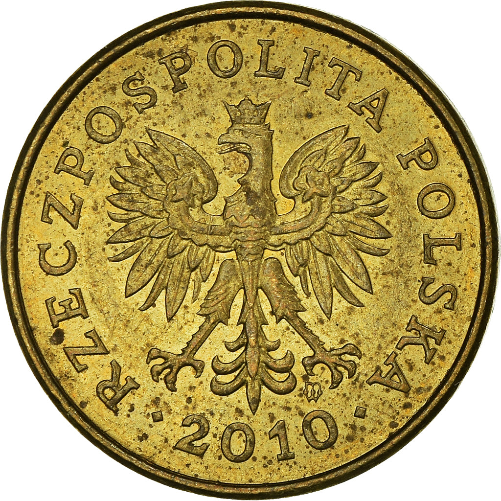 Moneta, Polonia, 2 Grosze, 2010