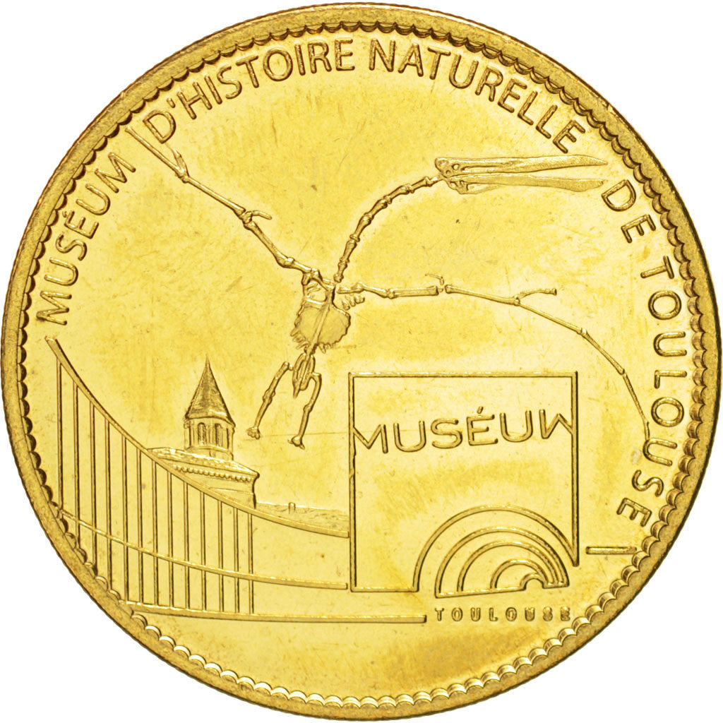 France, Token, Tourist Token, Muséum d'Histoire, Toulouse, 2008, Arthus