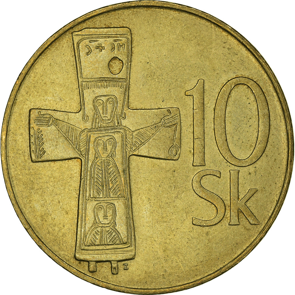 Coin, Slovakia, 10 Koruna, 1995