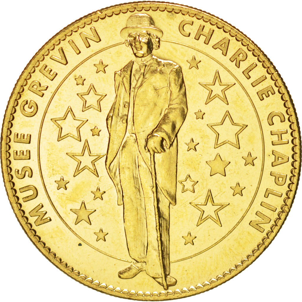Tourist Token, Musée Grévin, Charlie Chaplin, Undated, MS(63), Arthus Bertrand