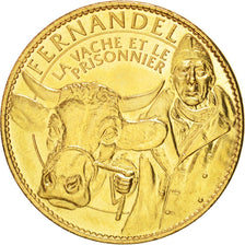 Tourist Token, Fernandel, La Vache et Prisonnier, 2010, MS(63), Arthus Bertrand