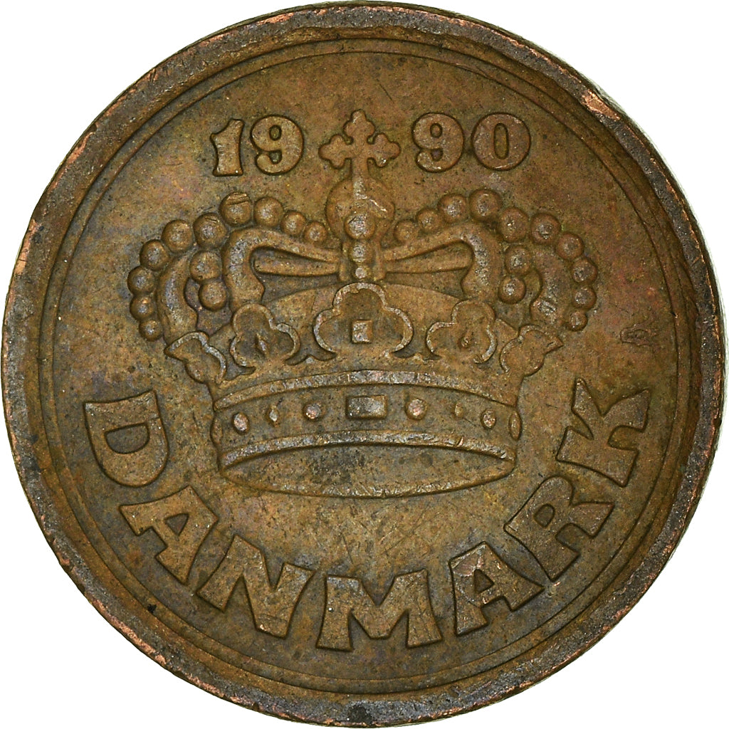 Coin, Denmark, 25 Öre, 1990