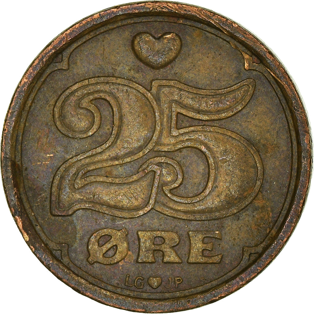 Coin, Denmark, 25 Öre, 1990