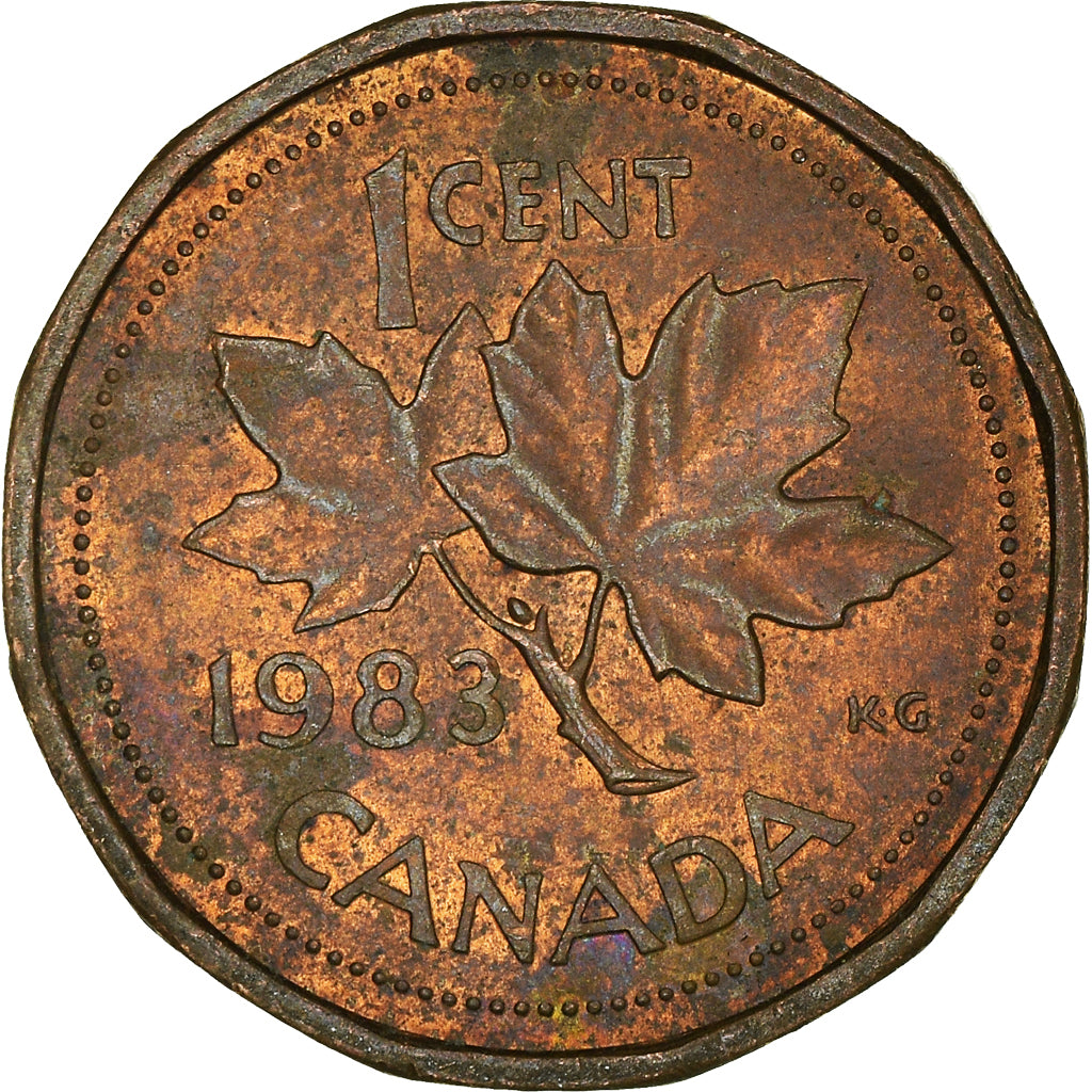 Moneta, Canada, Cent, 1983
