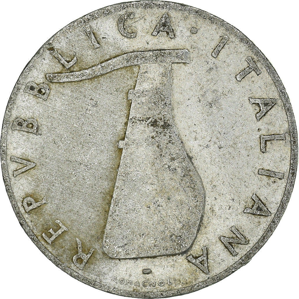Moneta, Włochy, 5 Lire, 1954