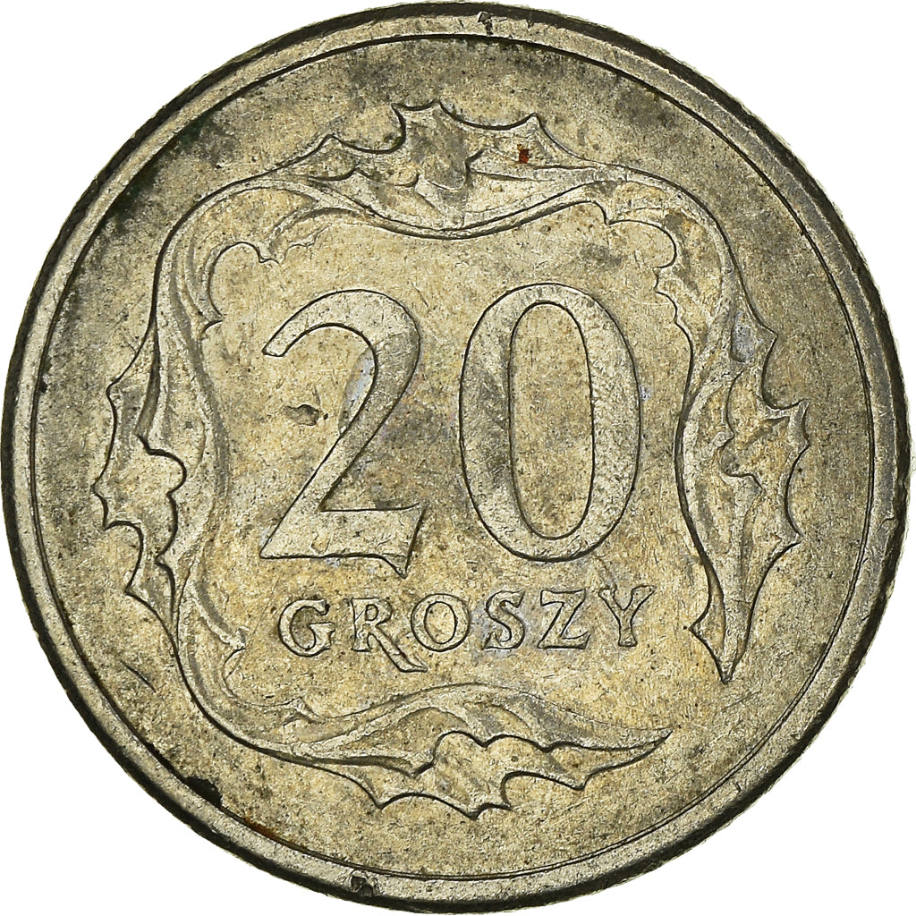 Coin, Poland, 20 Groszy, 1997