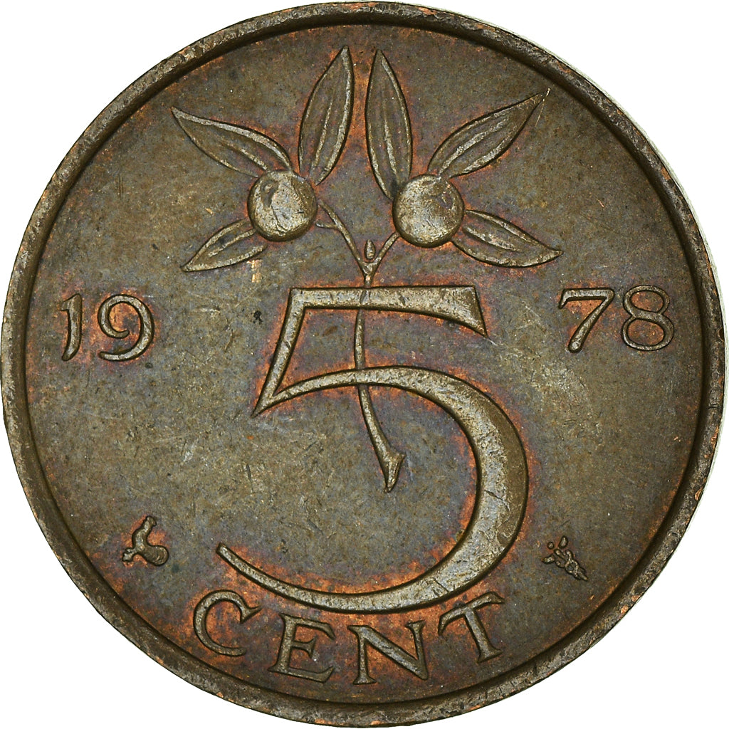 Monnaie, Pays-Bas, 5 Cents, 1978