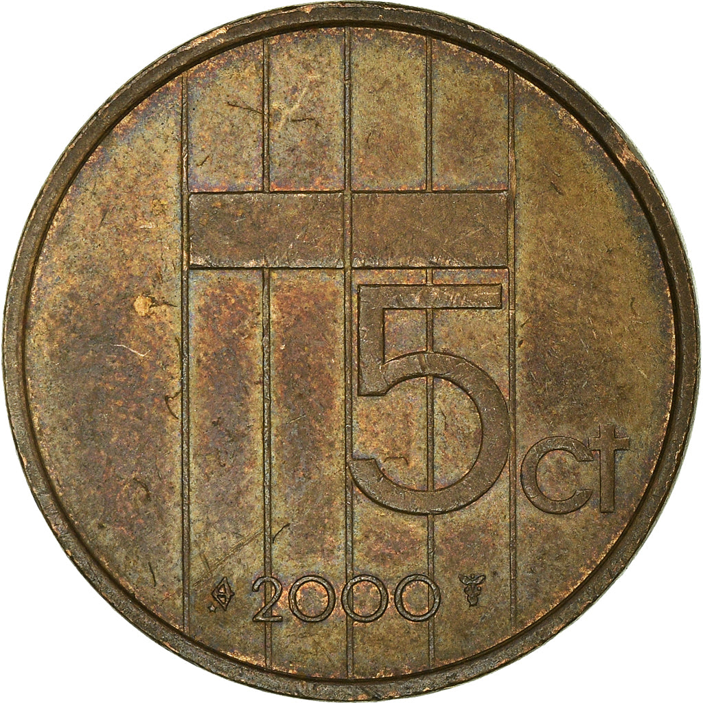 Münze, Niederlande, 5 Cents, 2000