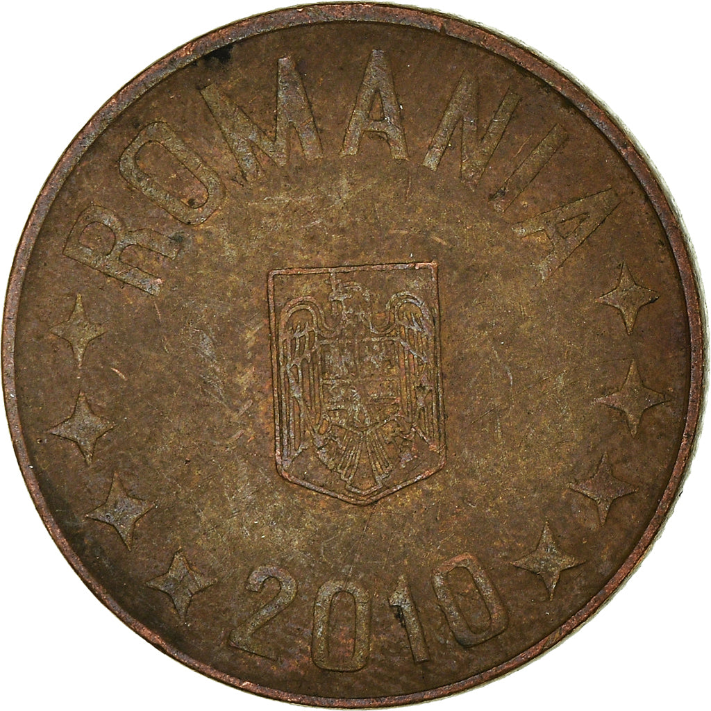 Monnaie, Roumanie, 5 Bani, 2010