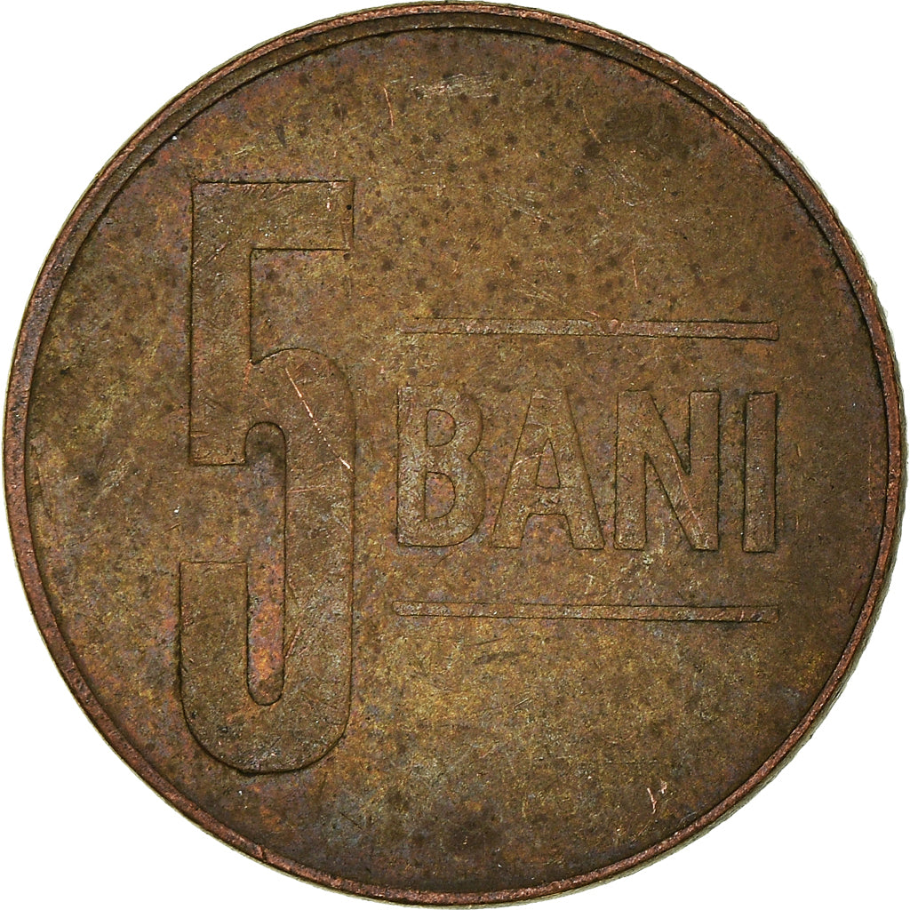Monnaie, Roumanie, 5 Bani, 2010