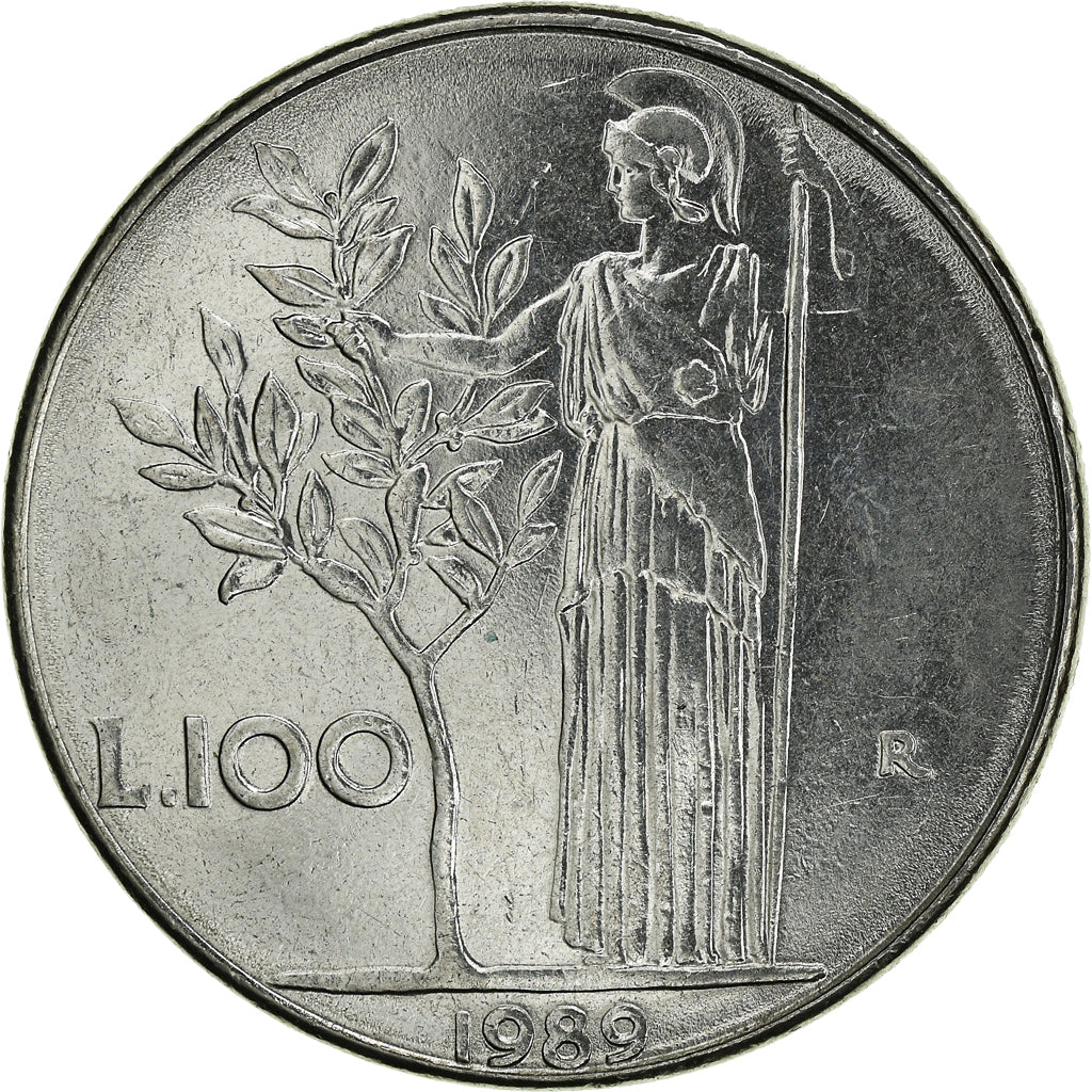 Coin, Italy, 100 Lire, 1989