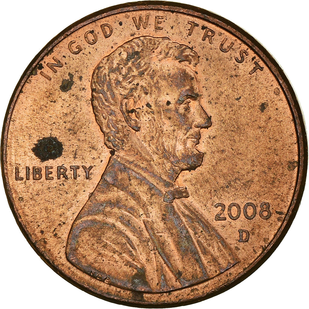 Moneta, Stati Uniti, Cent, 2008