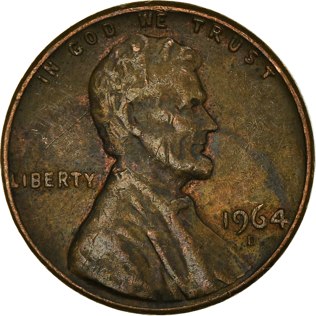 Moneda, Estados Unidos, Cent, 1964