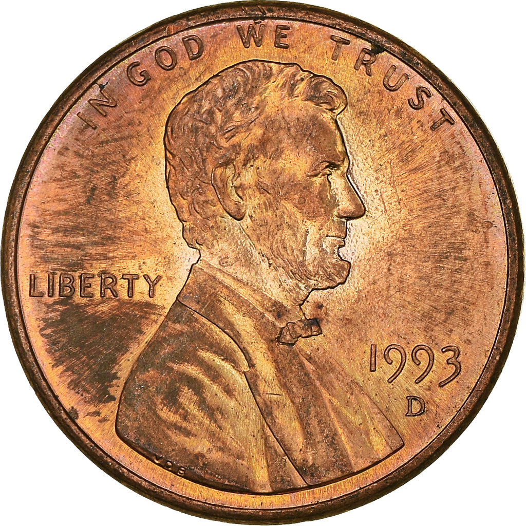 Münze, Vereinigte Staaten, Cent, 1993