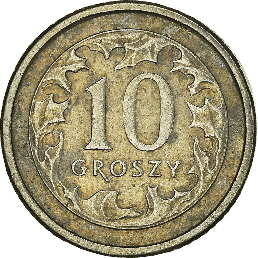Münze, Polen, 10 Groszy, 2000