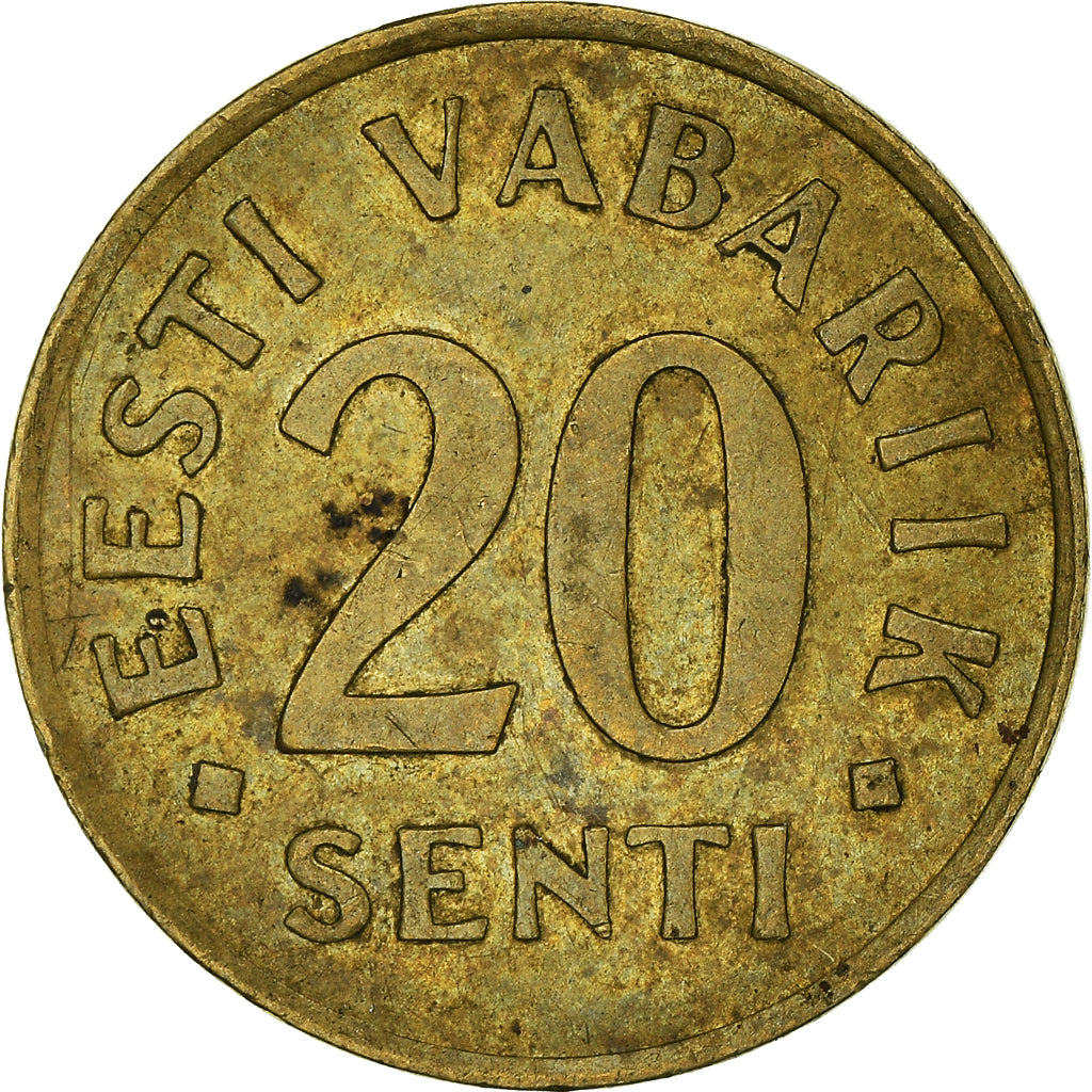 Coin, Estonia, 20 Senti, 1996