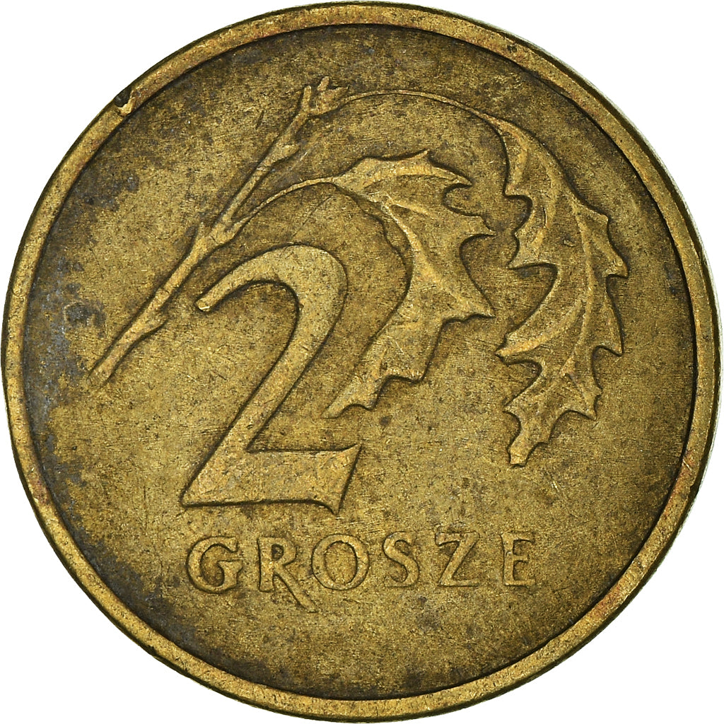 Monnaie, Pologne, 2 Grosze, 2003