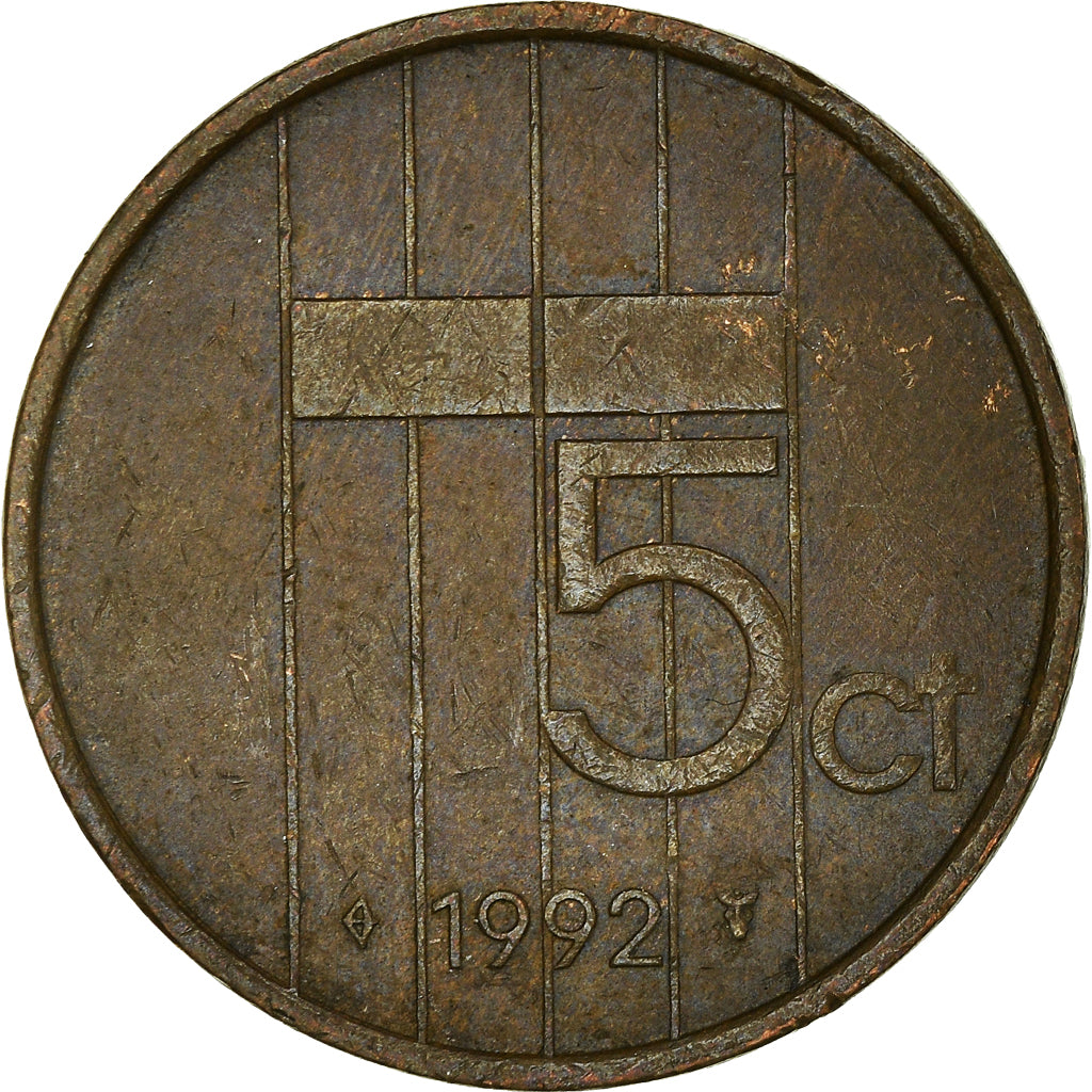 Moneta, Holandia, 5 Cents, 1992