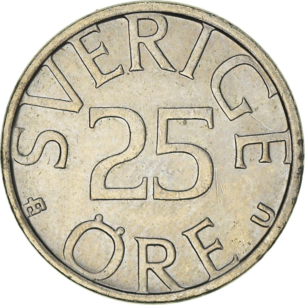 Monnaie, Suède, 25 Öre, 1979