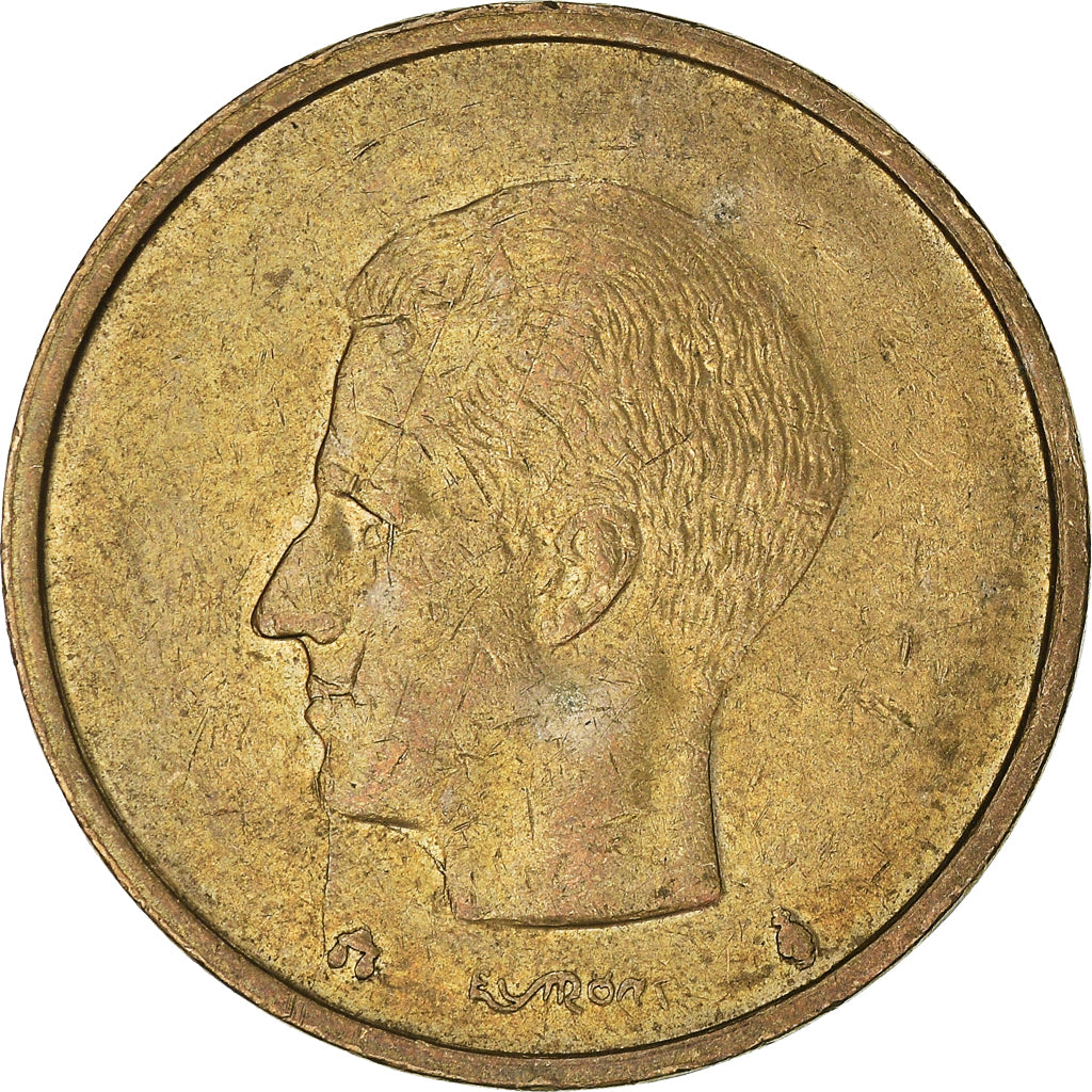 Moeda, Bélgica, 20 Francs, 20 Frank, 1998