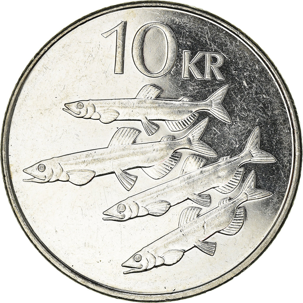 Moeda, Islândia, 10 Kronur, 2008
