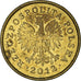 Moneta, Polonia, 5 Groszy, 2012