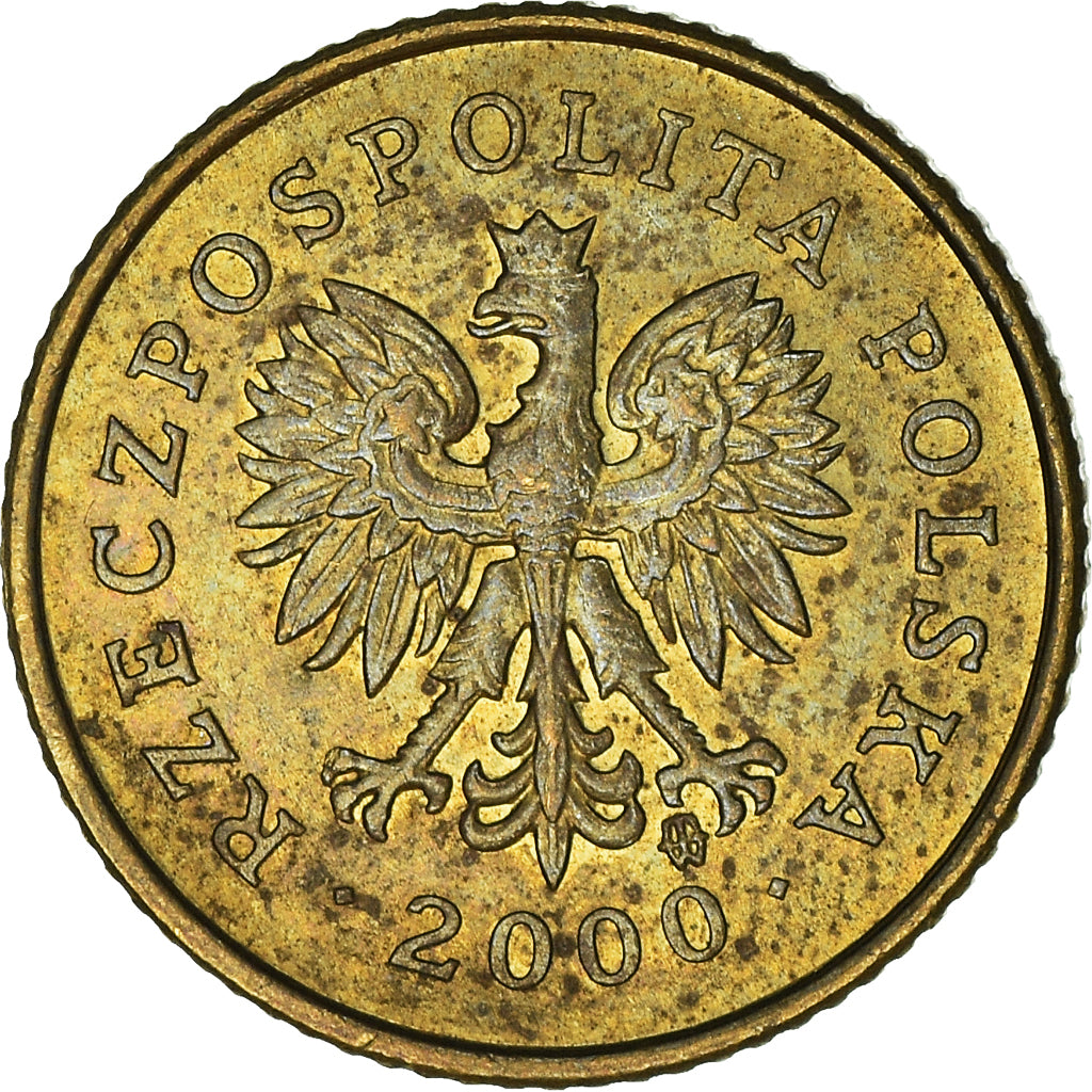 Münze, Polen, Grosz, 2000