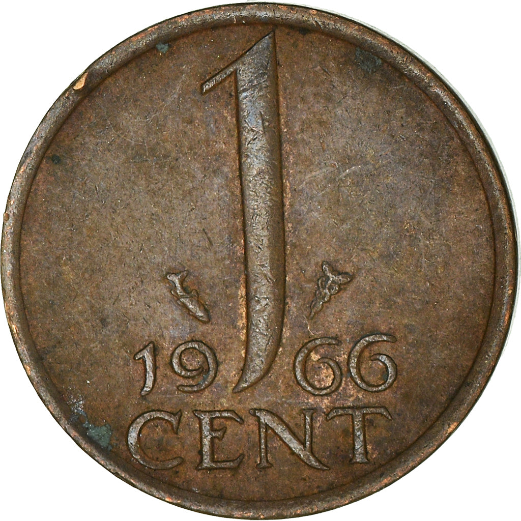 Münze, Niederlande, Cent, 1966