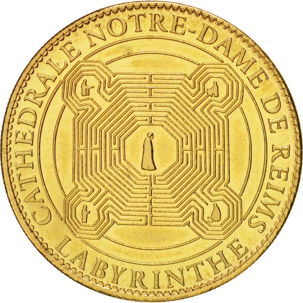 Tourist Token, Cathédrale Notre-Dame, Reims, 2010, MS(63), Arthus Bertrand