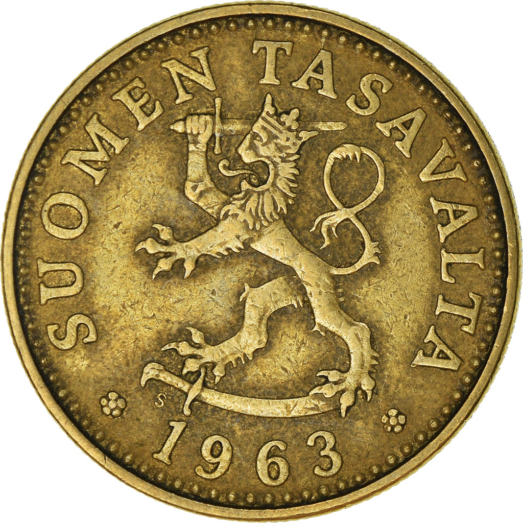 Moeda, Finlândia, 20 Pennia, 1963
