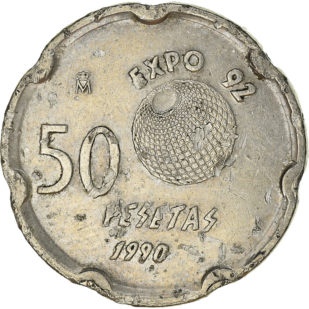 Moneta, Hiszpania, 50 Pesetas, 1990
