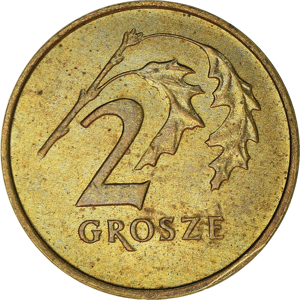 Coin, Poland, 2 Grosze, 1992