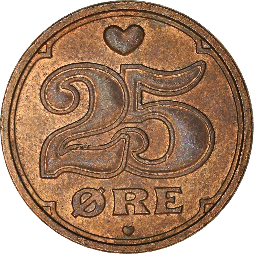 Munten, Denemarken, 25 Öre, 2007