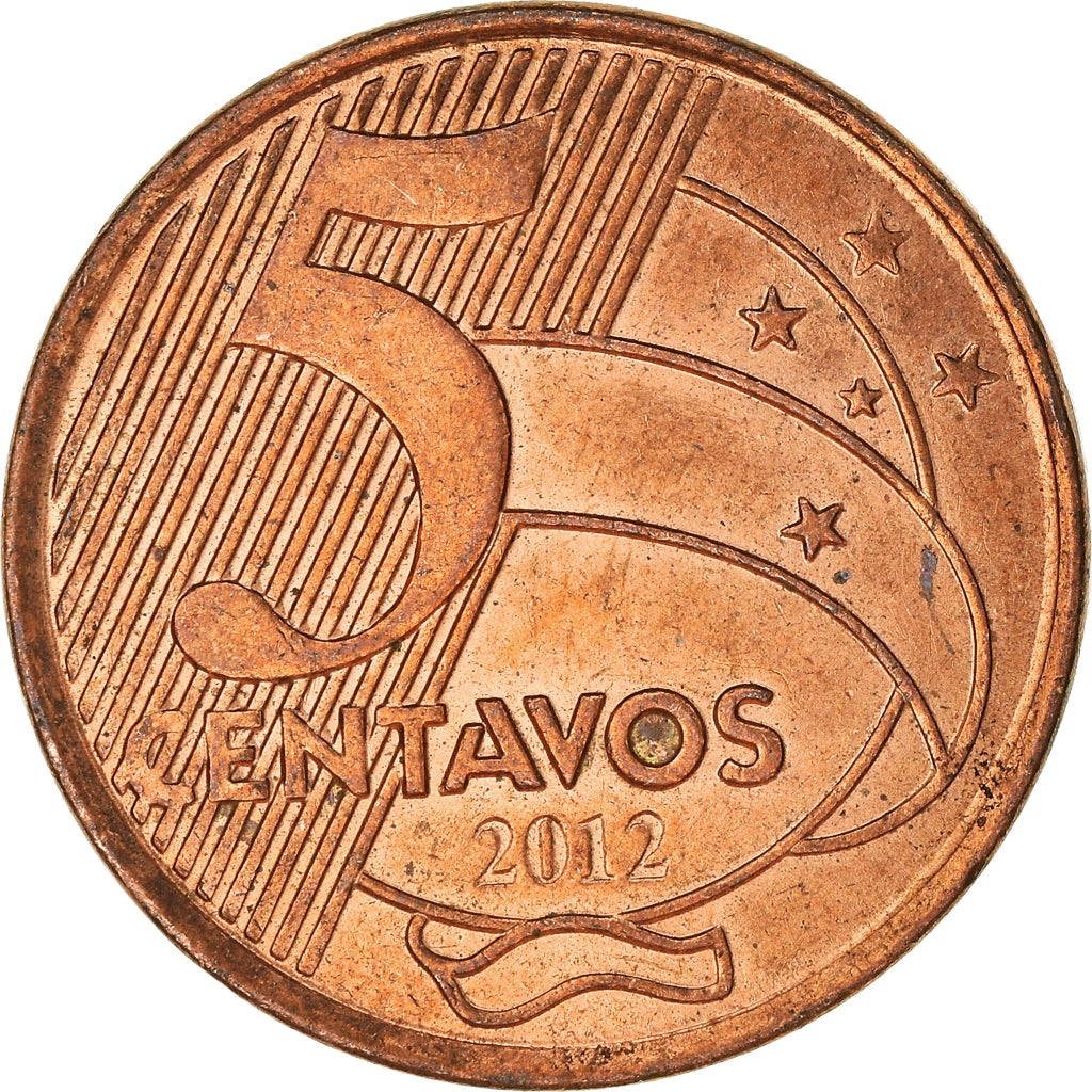 Moneda, Brasil, 5 Centavos, 2012