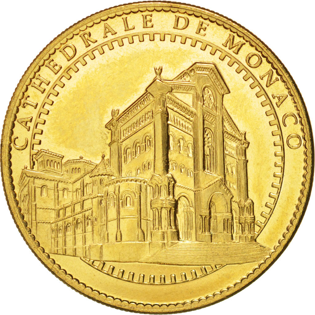Tourist Token, Cathédrale de Monaco, Undated, MS(63), Arthus Bertrand