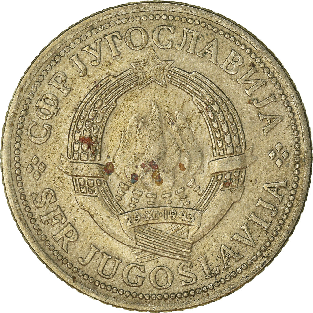 Moneta, Iugoslavia, 2 Dinara, 1972