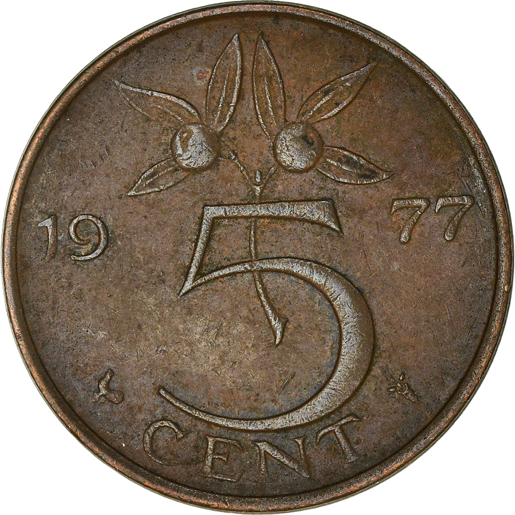 Münze, Niederlande, 5 Cents, 1977