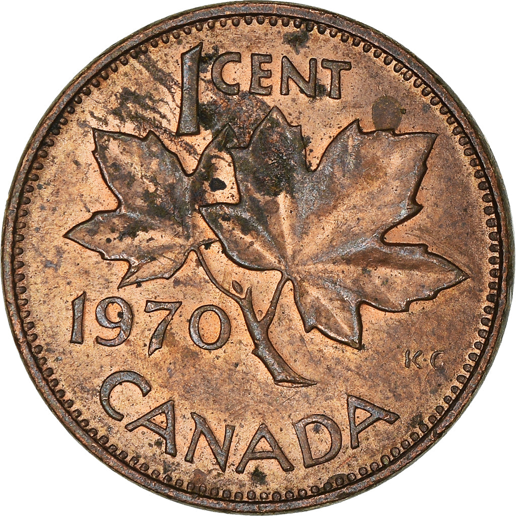 Moneta, Canada, Cent, 1970
