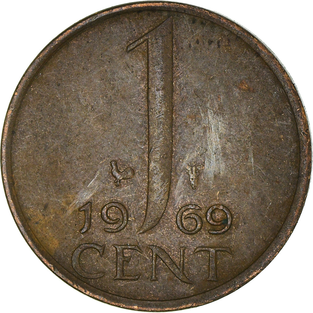Münze, Niederlande, Cent, 1969