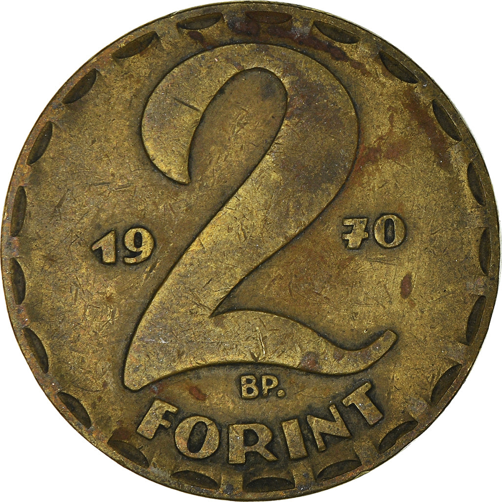 Munten, Hongarije, 2 Forint, 1970
