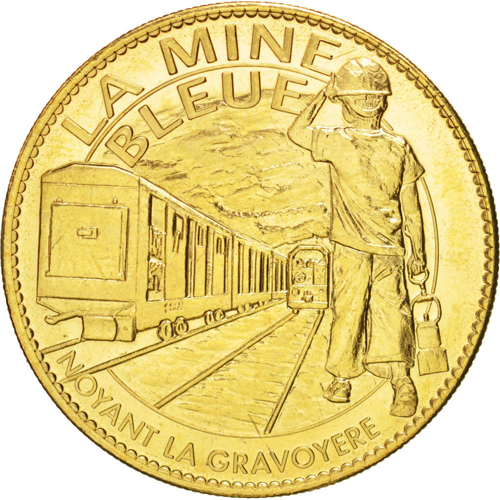 Tourist Token, La Mine Bleue, Noyant-la-Gravoyère, 2010, MS(63), Arthus Bertrand