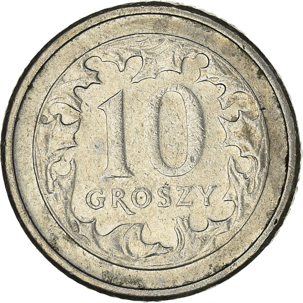 Munten, Polen, 10 Groszy, 1992