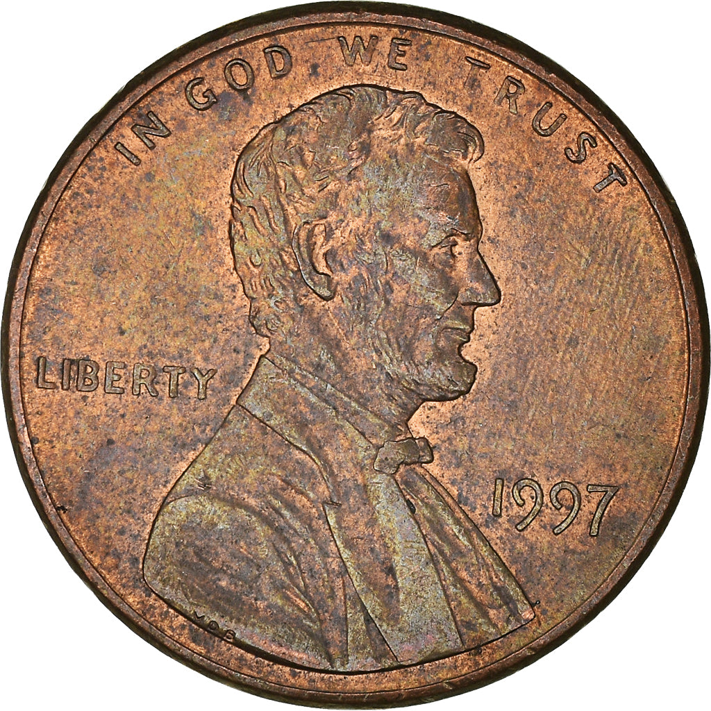 Münze, Vereinigte Staaten, Cent, 1997