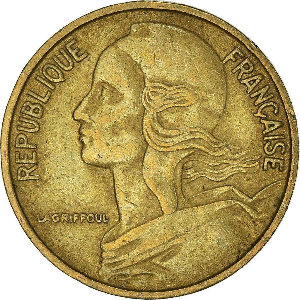 Munten, Frankrijk, 5 Centimes, 1966