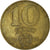 Moeda, Hungria, 10 Forint, 1989