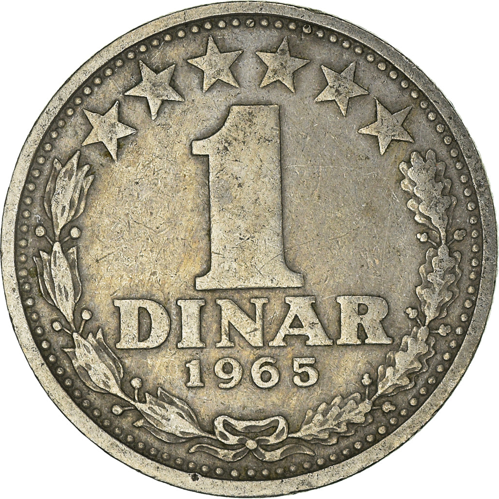 Münze, Jugoslawien, Dinar, 1965