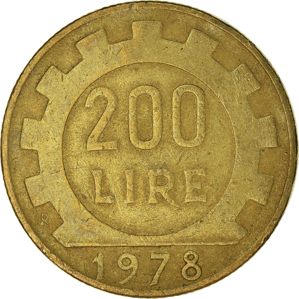 Coin, Italy, 200 Lire, 1978