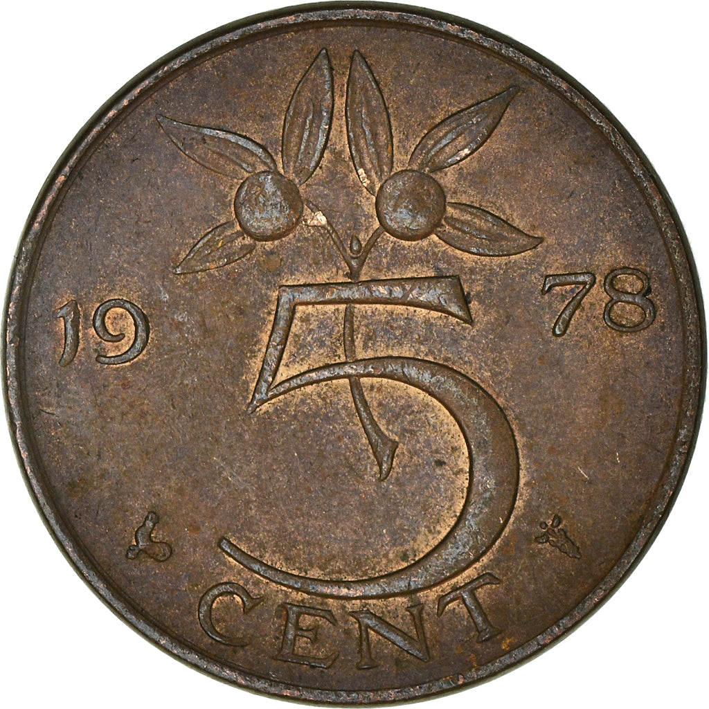 Monnaie, Pays-Bas, 5 Cents, 1978