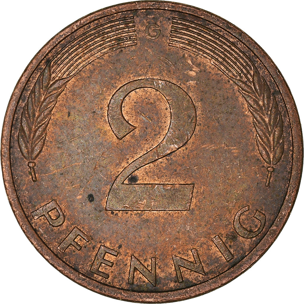 Moneda, ALEMANIA - REPÚBLICA FEDERAL, 2 Pfennig, 1979