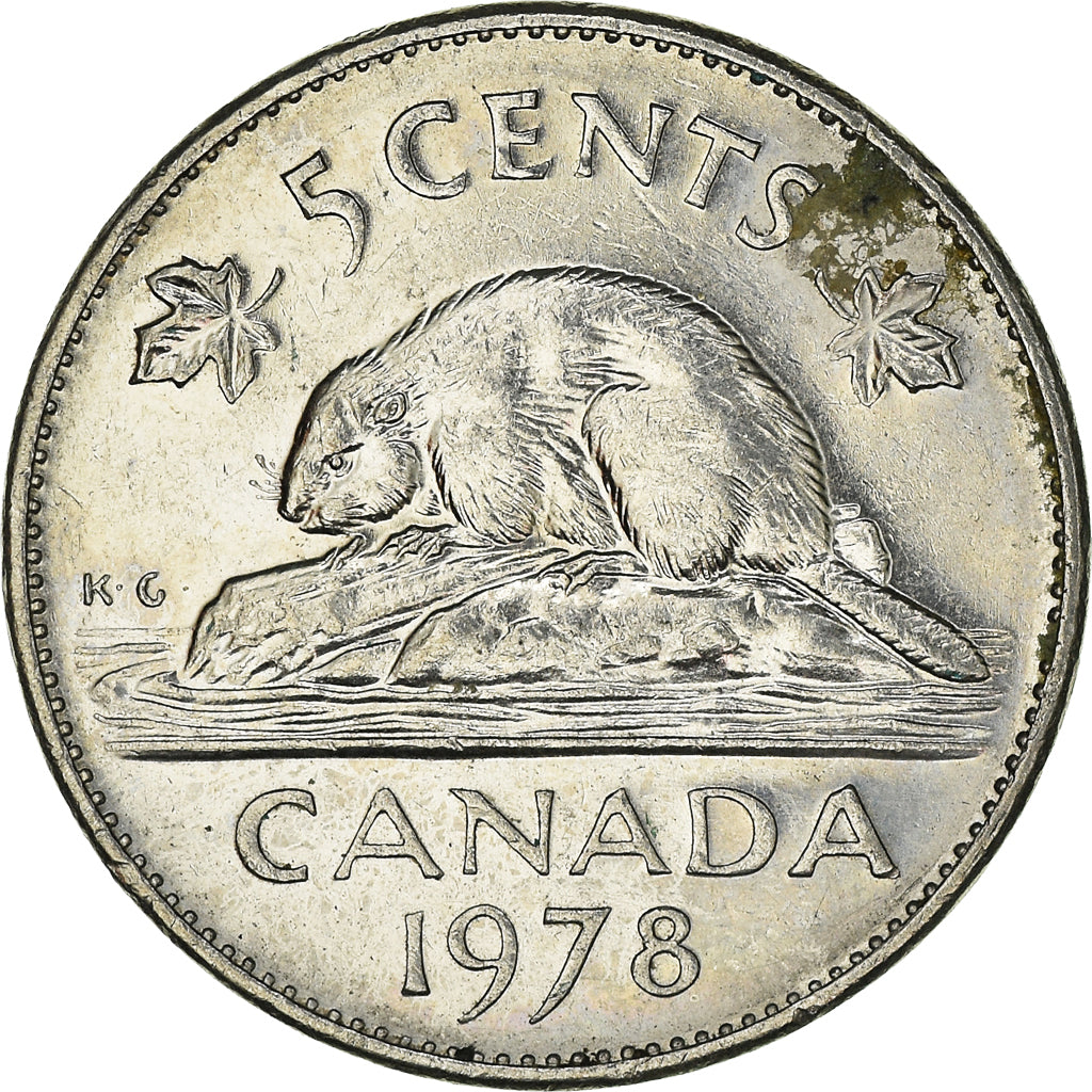 Moneta, Canada, 5 Cents, 1978